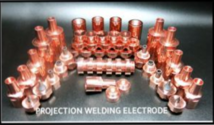 Projection welding electrode